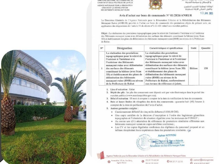 BMR ANRUR Rabat